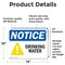 Signmission Drinking Water, 14 in W x Rectangle, Vinyl Decal OS-2PACK-NS-D-1014-L-15507 - alternate 5